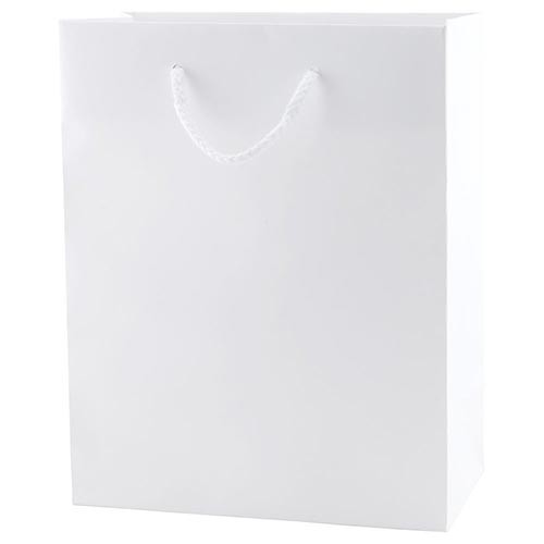 White Kraft Eurotote Shopping Bags - Rope Handled