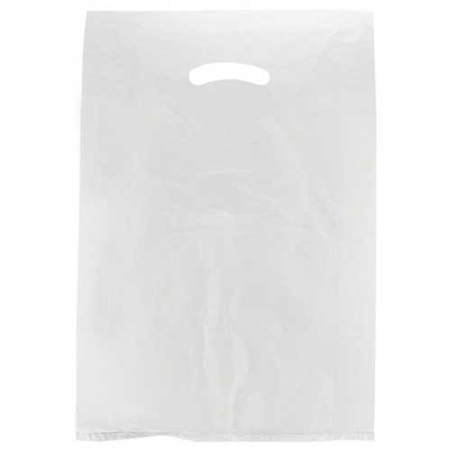 White Hi-Density Plastic Merchandise Bags