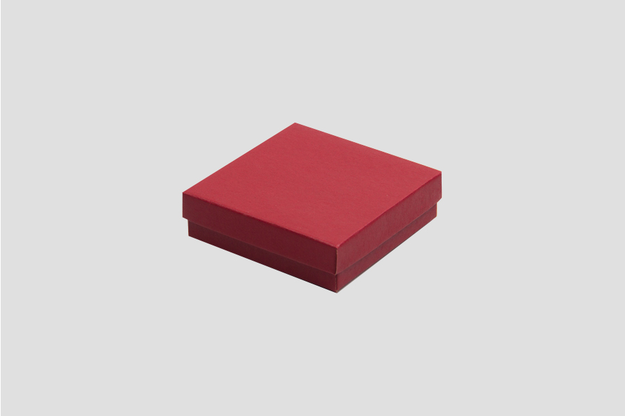 #33 Matte Brick Red Two-Piece Jewelry Boxes