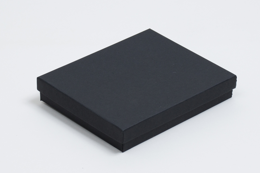 #65 Matte Black Cotton Filled Jewelry Boxes