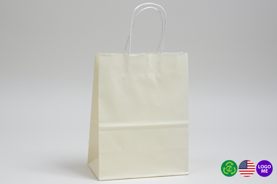 ivory paper gift bags