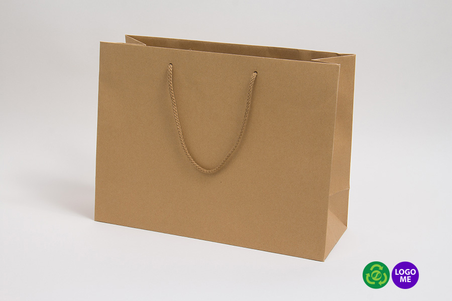 Our matte colored paper eurotote shopping bags have a stunning matte color  exterior and include matching cotton blend soft rope handles. These sleek