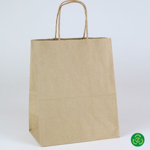 Luxury Shopping White Kraft Paper Bag with Handle - Cxgiae