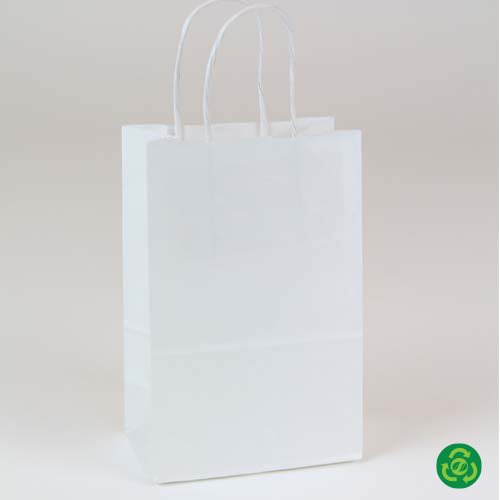 POP! White Paper Bags