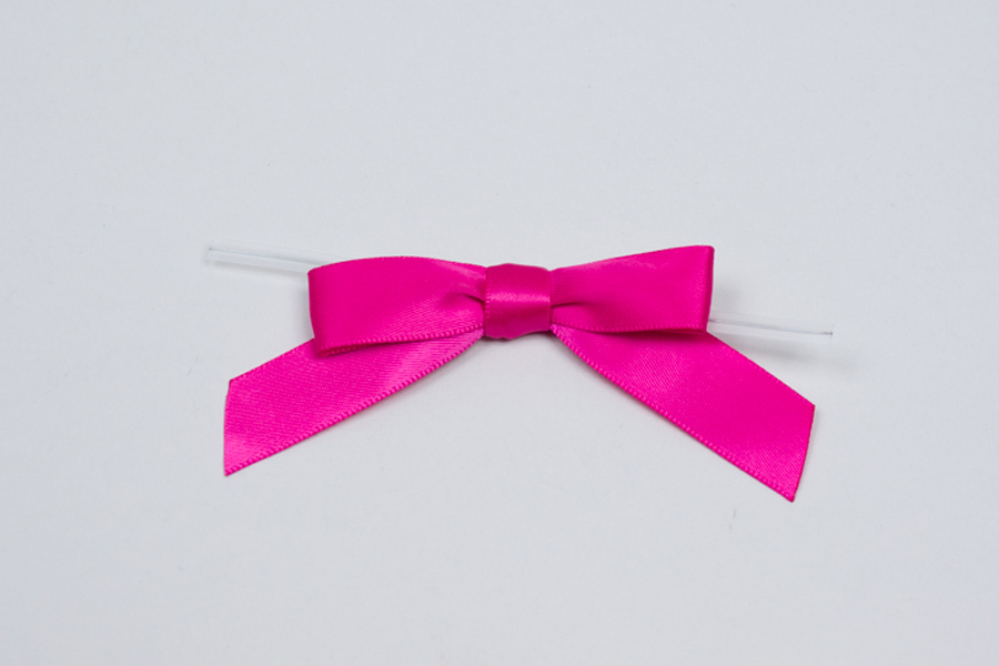 2.5x1.75 Raffia Ribbon Twist Tie Bows - Mid Atlantic Packaging