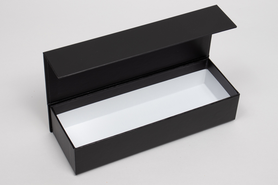 8” X 2 34” X 1 58” Matte Black Rigid Magnetic Lid T Boxes
