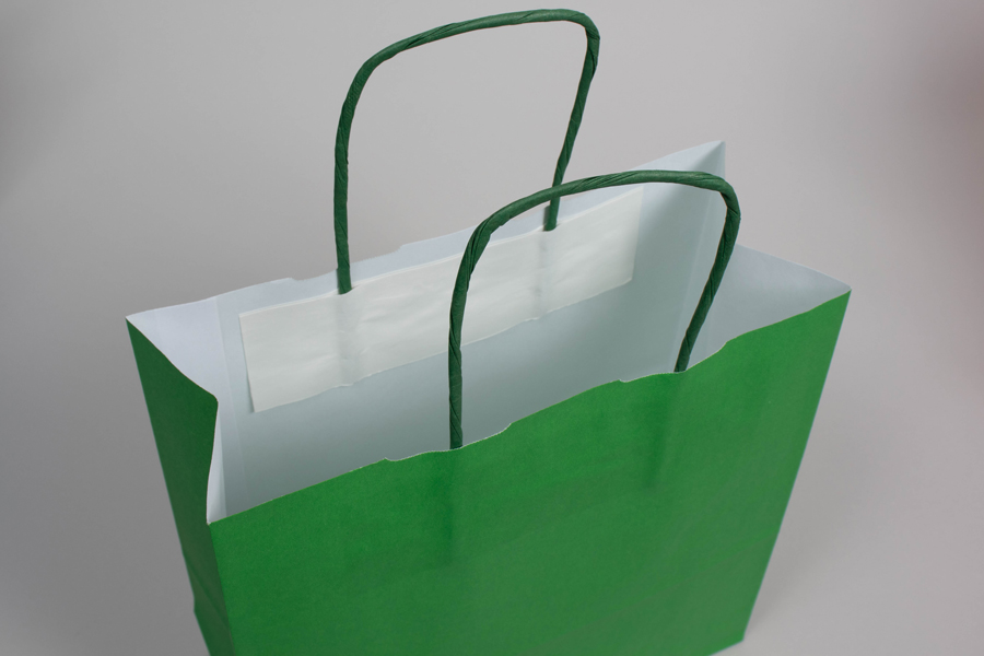 12 x 12 x 6 Clear Plastic Bag - Soft Loop Handle - Promotional Giveaway