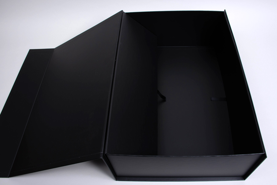 Black Magnetic Closure Gift Box, 8x8x3.25, 3 Pack
