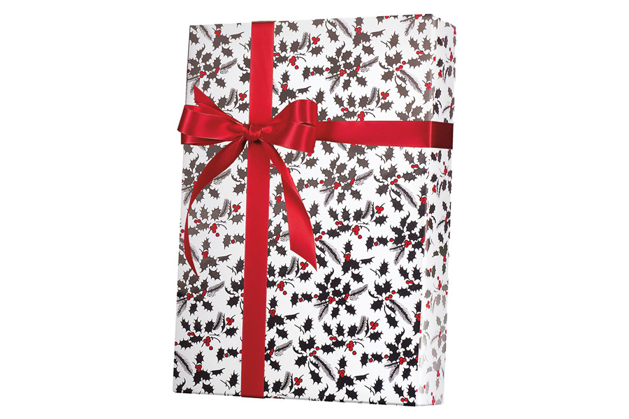 Buffalo Plaid Black Wrapping Paper 24x417' Counter Roll