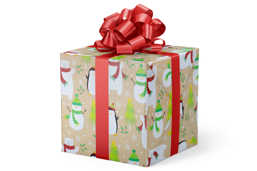24-in x 417-ft HOLIDAY HOLD-UP BUDGET-FRIENDLY WRAPPING PAPER (VAL-06)