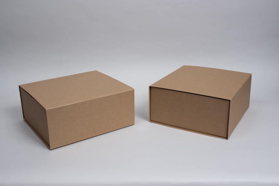 8.58 x 7.77 x 3.70 MEDIUM NATURAL KRAFT VESTA GIFT BOXES