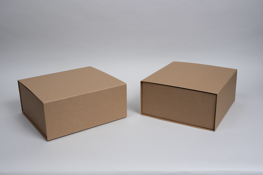 11.34 x 10.26 x 4.88 LARGE NATURAL KRAFT VESTA GIFT BOXES