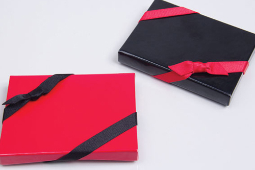 Satin Stretch Loops for Gift Card Boxes