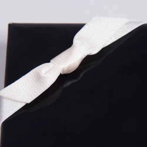 12MM X 10" SATIN STRETCH  ANTQ WHITE