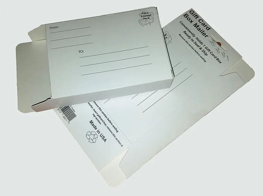 GIFT CARD MAILER - WHITE