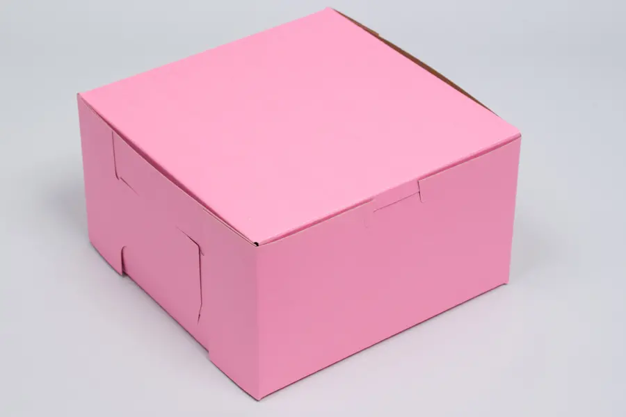 7X7X4 1PC BAKE BOX STRAWBERRY-NO WINDOW