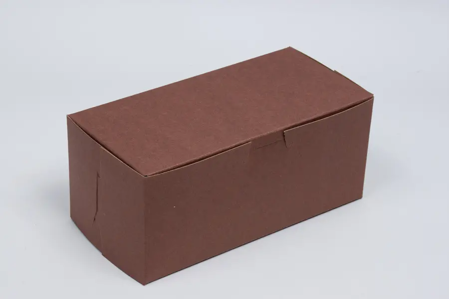 10X7X4 1PC BAKE BOX CHOCO-NO WINDOW