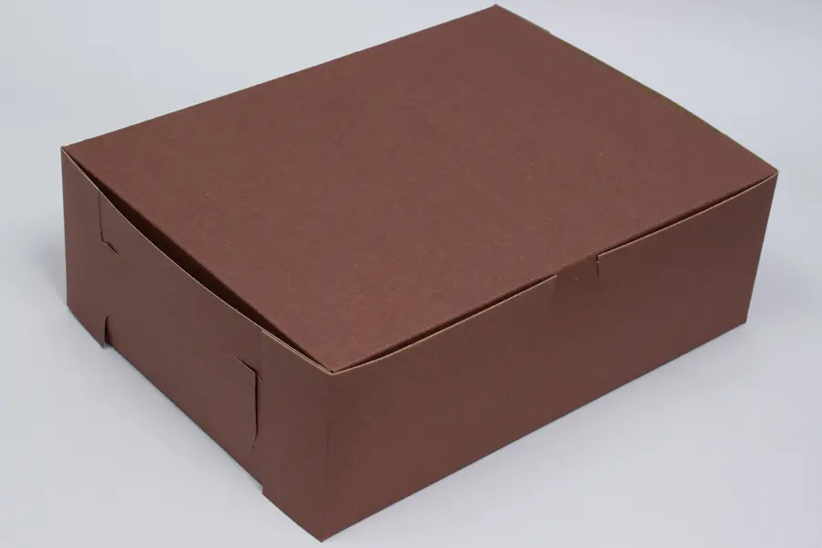 14X10X4 1PC BAKE BOX CHOCO-NO WINDOW