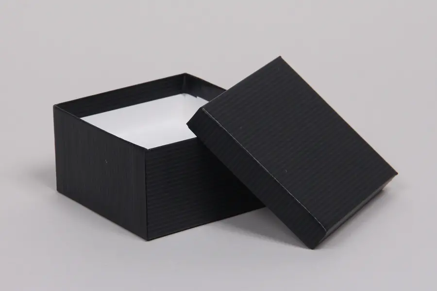 #34 JEWELRY BOXES-BLACK PINSTRIPE