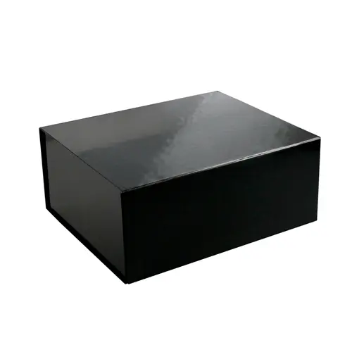 13X10-3/4X5-1/2 GLOSS BLACK MAGNETIC BOX