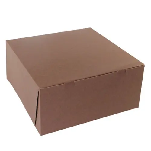 14X14X6 1PC BAKE BOX CHOCO-NO WINDOW