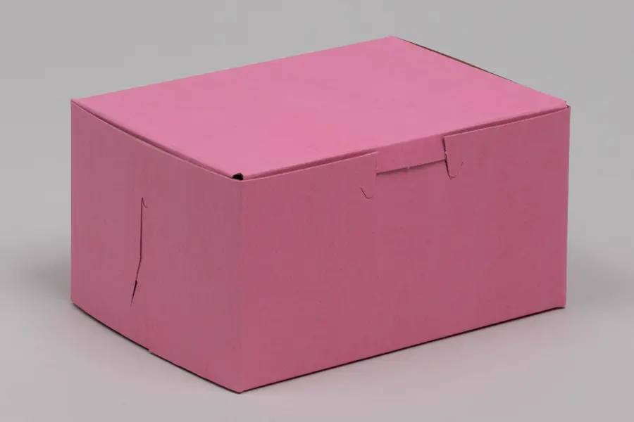 5.5X4X2.875 1PC BAKE BOX STRAWBERRY - NO WINDOW