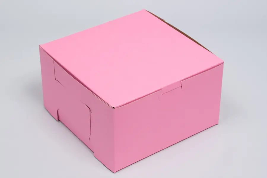 10X10X5 1PC BAKE BOX STRAWBRY-NO WINDOW