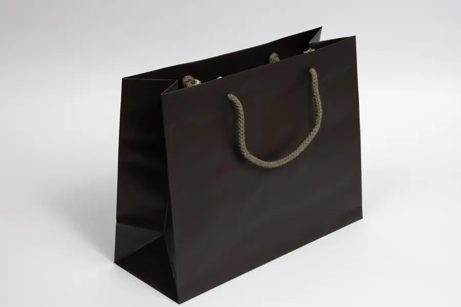 13X5X10 MATTE CHOCO BROWN EUROTOTE