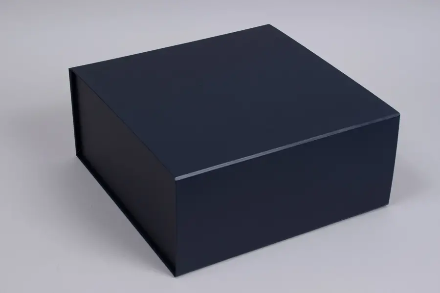 10X10X4-1/2 MATTE NAVY MAGNETIC BOX