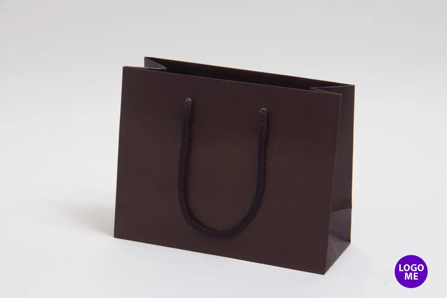 <9X3.5X7 MATTE LAM CHOCOLATE EUROTOTE