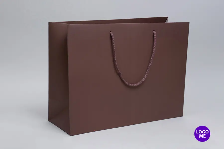 16X6X12 MATTE LAM MOCHA EUROTOTE