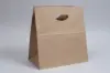 11 X 6-1/4 X 11-1/2 NATURAL KRAFT DIE-CUT HANDLE SHOP BAG