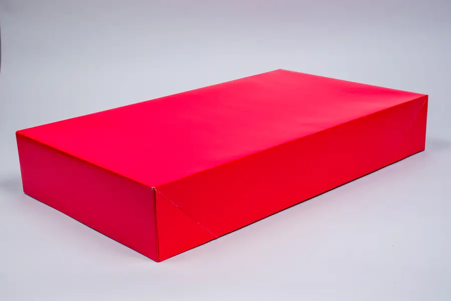 24X14X4 RED GLOSS APPAREL BOX