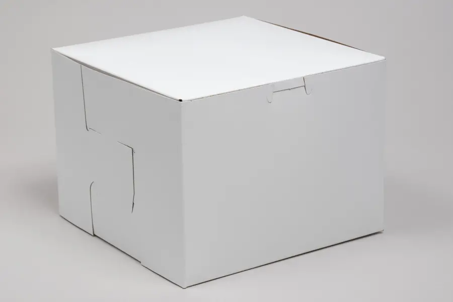 8X8X6 1PC BAKE BOX WHITE - NO WINDOW