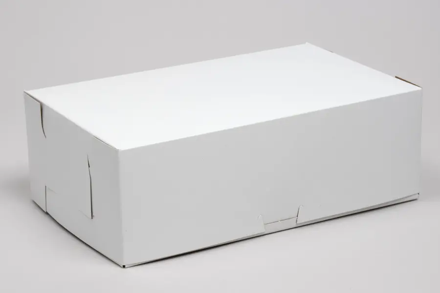 10.5X7.5X2.75 1PC BAKE BOX WHITE - NO WINDOW