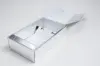 7-1/4 X 3-1/2 X 13-3/8 FOLDING WINE BOX  SILVER LINEN 2 BOT