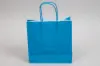 8-3/4 X 3-1/2 X 9 TINTED PROCESS BLUE SHOP BAG