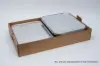 22 X 13-1/2 X 4 NAT KRAFT HANDLED TRAY