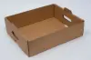 13-1/2 X 11 X 4 NAT KRAFT HANDLED TRAY