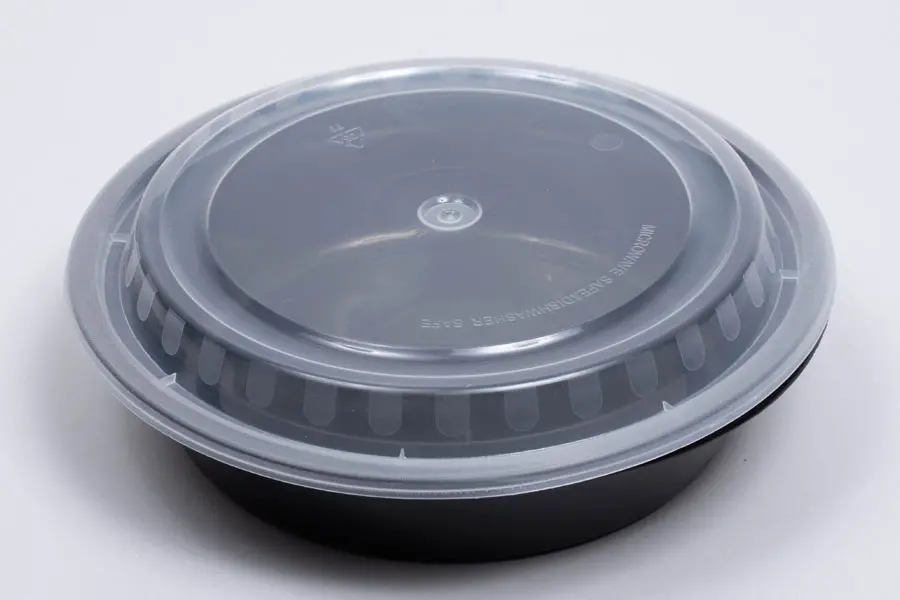 24OZ 7 X 1-1/2 ROUND PLASTIC TO-GO CONTAINER