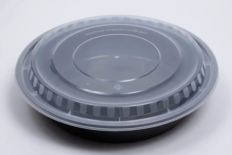 48OZ 7 X 1-1/2 ROUND PLASTIC TO-GO CONTAINER