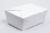 #3  7-3/4 X 5-1/2 X 2-1/2 WHITE FOLDING TO-GO BOX