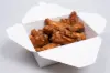 #3  7-3/4 X 5-1/2 X 2-1/2 WHITE FOLDING TO-GO BOX