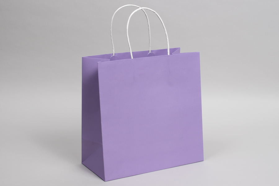 10 x 5 x 10 LAVENDER MIDTOWN TURN TOP PAPER SHOPPING BAG