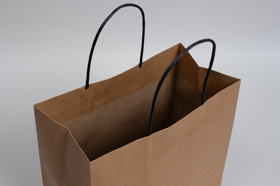 10 x 5 x 10 NATURAL KRAFT MIDTOWN TURN TOP PAPER SHOPPING BAG