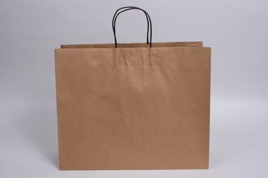 16 x 6 x 13 NATURAL KRAFT MIDTOWN TURN TOP PAPER SHOPPING BAG