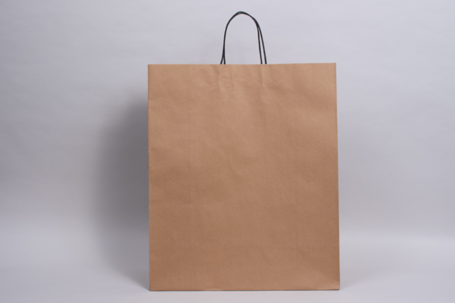 16 x 7 x 19 NATURAL KRAFT MIDTOWN TURN TOP PAPER SHOPPING BAG