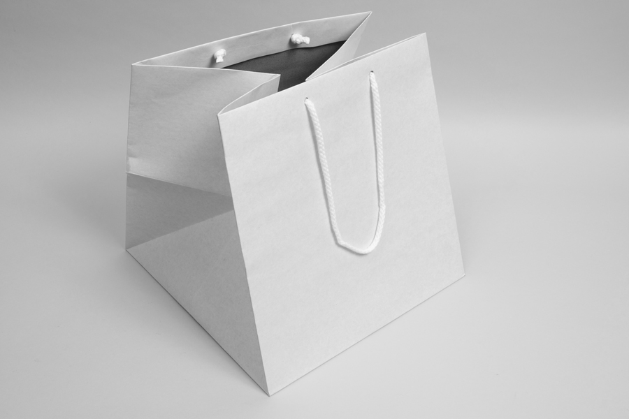 12 x 12 x 12 WHITE KRAFT ENVIRO EUROTOTE TAKEOUT BAG