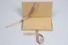 7-1/4 X 4-1/4 X 5/8 NATURAL KRAFT PLATFORM RIBBON GIFT CARD BOX