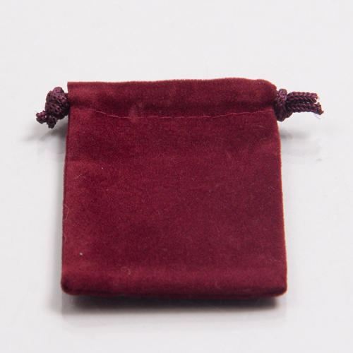 5X7 VELVET POUCH BURGUNDY